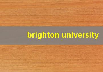 brighton university